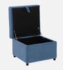 Zivo Fabric Ottoman in Twilight Blue Colour