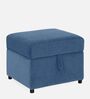 Zivo Fabric Ottoman in Twilight Blue Colour
