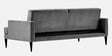 Zoya Fabric 3 Seater Convertible Sofa Cum Bed in Charcoal Grey Colour