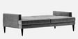 Zoya Fabric 3 Seater Convertible Sofa Cum Bed in Charcoal Grey Colour