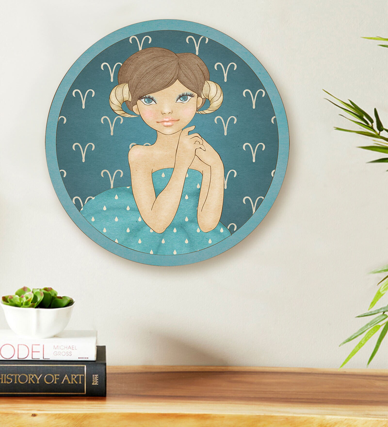 Buy Zodiac Aries Wall Plate By Shaakh at 15 OFF by Shaakh Pepperfry