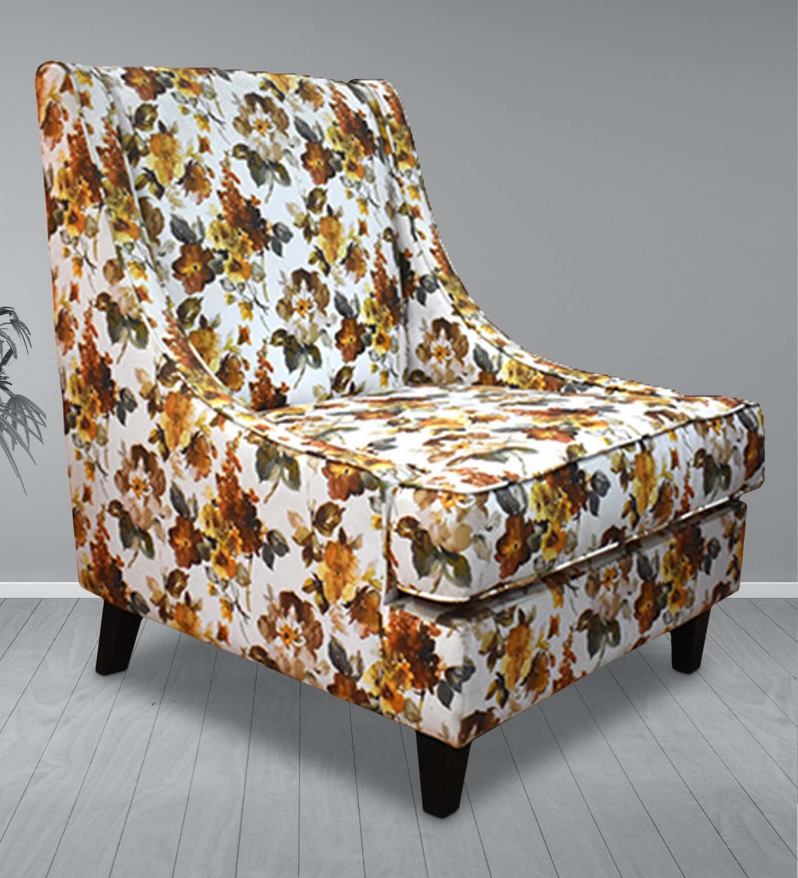 Zoe Madision Lounge Chair with Floral Print