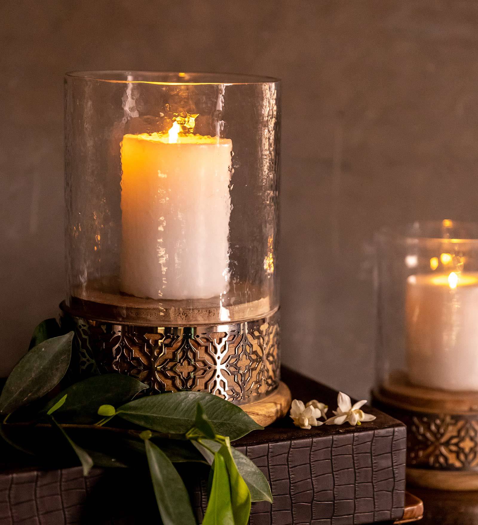 Buy Zoya Mango wood Candle Holder by Logam at 28 OFF by Logam Pepperfry