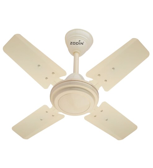 Zodin Bullet Ivory 600mm Ceiling Fan