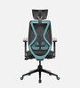 Zodiac Breathable Mesh Ergonomic Chair In Teal Black Colour