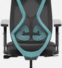 Zodiac Breathable Mesh Ergonomic Chair In Teal Black Colour