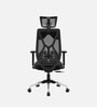 Zodiac Nylon Erognomic Office Chair in Full Black Colour