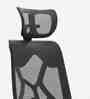 Zodiac Nylon Erognomic Office Chair in Full Black Colour