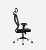 Zodiac Nylon Erognomic Office Chair in Full Black Colour