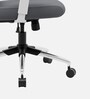 Zodiac Nylon Erognomic Office Chair in White & Grey Colour