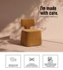 Zoerven Abstract Lounge Chair In Mustard Colour