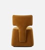 Zoerven Abstract Lounge Chair In Mustard Colour