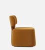 Zoerven Abstract Lounge Chair In Mustard Colour