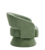 Zoervyn Swivel Lounge Chair In Green Colour