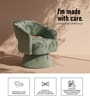 Zoervyn Swivel Lounge Chair In Green Colour