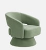 Zoervyn Swivel Lounge Chair In Green Colour