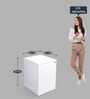 Zoey-W Wooden Pedestal With Drawers in White Colour