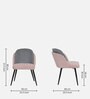 Zoila Dining Chair In Pink Colour