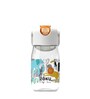 Clear Safari Kids Flip Straw Bottle
