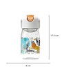 Clear Safari Kids Flip Straw Bottle