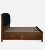 Zolfur Solid Sheesham Wood Bed With Hydraulic Storage