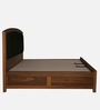 Zolfur Solid Sheesham Wood Bed With Hydraulic Storage
