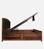 Zolfur Solid Sheesham Wood Bed With Hydraulic Storage