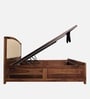 Zolfur Solid Sheesham Wood Bed With Hydraulic Storage