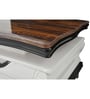 Zolst Marble Top Coffee Table In Blank & White Colour