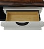 Zolst Marble Top Coffee Table In Blank & White Colour