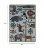 Multicolor Zoo 6 X 4 Feet Woolen Carpet