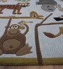 Multicolor Zoo 6 X 4 Feet Woolen Carpet