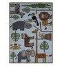 Multicolor Zoo 6 X 4 Feet Woolen Carpet