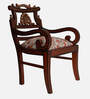 Zorano Teak Wood Arm Chair In Brown Finish (Set of 2)