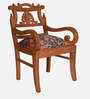 Zorano Teak Wood Arm Chair In Teak Finish (Set of 2)