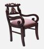Zorano Teak Wood Arm Chair In Brown Colour (Set of 2)