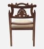 Zorano Teak Wood Arm Chair In Teak Colour (Set of 2)