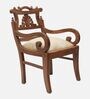Zorano Teak Wood Arm Chair In Teak Colour (Set of 2)