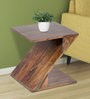 Zorro End Table in Teak Finish