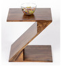 Zorro End Table in Teak Finish
