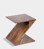 Zorro End Table in Teak Finish