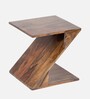 Zorro End Table in Teak Finish