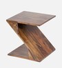 Zorro End Table in Teak Finish