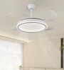 Zovi Smart Fan White Metal , Google & Alexa Remote & App Control