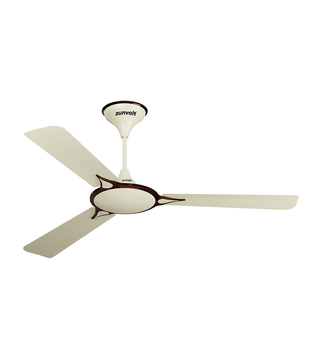 Buy ZunVolt Emperor Ceiling Fan Ivory 50W 1200 mm 3 Blade Ceiling Fan