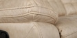 Zurich Fabric Lounger With 2 Manual Recliner in Beige Colour
