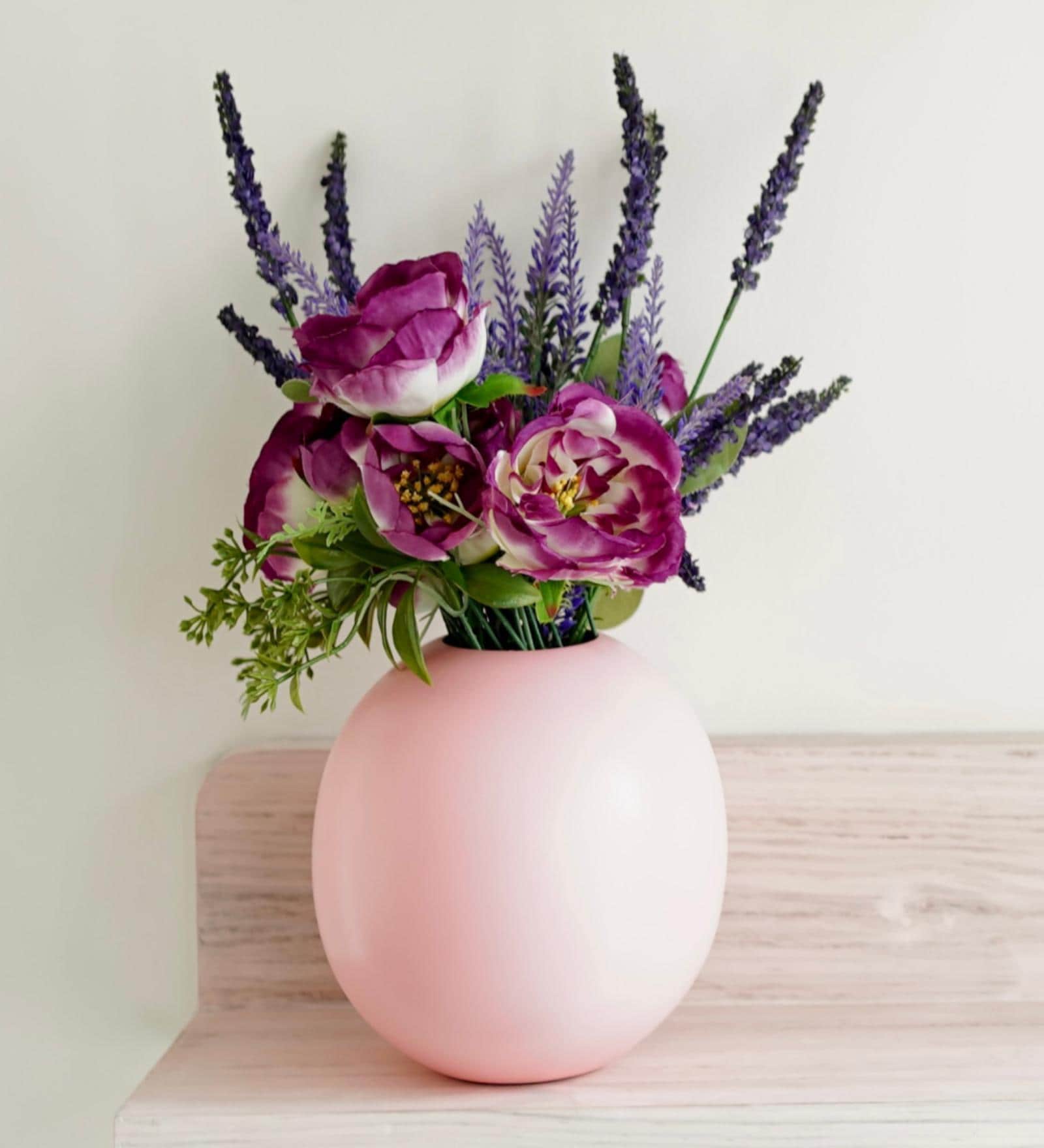Zudra Pink Iron Vase