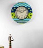 Zubin Multicolour MDF Wall Clock