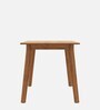 Zufa Solid Wood 4 Seater Dining Set In Midas Gold Finish
