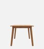 Zufa Solid Wood 6 Seater Dining Set In Midas Gold Finish